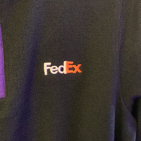 FedEx Half Zip Uniform Sweater - Picture 2 of 5